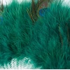image:imageBABEYOND Marabou Feather Fan 22s Vintage Folding Fan Flapper Hand Fan for Costume Dancing Show Tea Party Wedding DecorationPeacock Dark Green