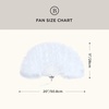 image:imageBABEYOND Marabou Feather Fan 22s Vintage Folding Fan Flapper Hand Fan for Costume Dancing Show Tea Party Wedding DecorationWhite
