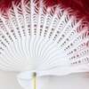 image:imageBABEYOND Marabou Feather Fan 22s Vintage Folding Fan Flapper Hand Fan for Costume Dancing Show Tea Party Wedding DecorationWine Red