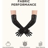 image:imageBABEYOND Mesh Gloves for Women  Long Rhinestone Tulle Sheer Sparkly Elbow Length Stretchy Accessory for Opera PartyBlack
