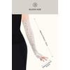 image:imageBABEYOND Opera Gloves for Women  Long Fingerless Sequin Sparkling Glitter Gloves Tea Party Stretchy Adult Size Elbow LengthWhite