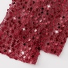 image:imageBABEYOND Opera Gloves for Women  Long Fingerless Sequin Sparkling Glitter Gloves Tea Party Stretchy Adult Size Elbow LengthWine Red