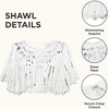 image:imageBABEYOND Roaring 20s Flapper Costume Accessories Set Great Gatsby Party Outfit Feather Headpiece for WomenWhite