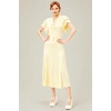image:imageBABEYOND Womens Vintage Flapper Dress 1920s Ruffle Cocktail Party Dresses Tie NeckBeige