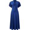 image:imageBABEYOND Womens Vintage Flapper Dress 1920s Ruffle Cocktail Party Dresses Tie NeckBlue
