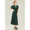 image:imageBABEYOND Womens Vintage Flapper Dress 1920s Ruffle Cocktail Party Dresses Tie NeckDark Green