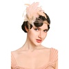 image:imageBABEYOND 1920s Feather Headband Accessory  Vintage Flapper Headpiece for Gatsby Party Roaring 20s CostumeChampagne