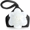 Black With White Flower