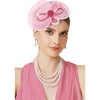 image:imageBABEYOND Fascinators Hats for Women  Tea Party Kentucky Fascinator Derby Knot Tulle Pillbox Church Hat for Bridal WeddingPink