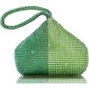 image:imageBABEYOND Womens Rhinestone Clutch Evening Bags Sparkly Glitter Triangle Purse for 1920s Party Prom WeddingDark Green and Green