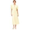 image:imageBABEYOND Womens Vintage Flapper Dress 1920s Ruffle Cocktail Party Dresses Tie NeckBeige