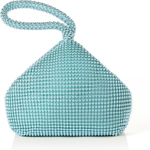 image:imageBABEYOND Womens Beaded Clutch Evening Bags Vintage Elegant Triangle Purse for 1920s Party Prom WeddingBaby Blue