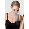 image:imageBABEYOND 1920s Crystal Chain Mask Rhinestone Fringe Masquerade Mask Chain Mardi Gras Halloween Costume Accessories