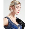 image:imageBABEYOND 1920s Flapper Accessories Gatsby Costume Accessories Set 20s Flapper Headband Pearl Necklace Gloves Plastic Holder for Women