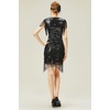 image:imageBABEYOND 1920s Flapper Dress Long Fringed Gatsby Roaring 20s Sequins Beaded Vintage Art DecoBlack
