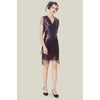 image:imageBABEYOND 1920s Flapper Dress Long Fringed Gatsby Roaring 20s Sequins Beaded Vintage Art DecoPurple