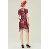 image:imageBABEYOND 1920s Flapper Dress Long Fringed Gatsby Roaring 20s Sequins Beaded Vintage Art DecoWine Red