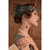 image:imageBABEYOND 1920s Flapper Headband Peacock Feather Headpiece Gatsby Accessories for Women Sequined Showgirl Headpiece Style7