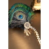image:imageBABEYOND 1920s Flapper Headband Roaring 20s Headpiece Gatsby Ostrich Feather Headpiece with Crystal APeacock