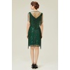 image:imageBABEYOND 1920s Gatsby Flapper Dress  Long Fringe Sequins amp Beaded Art Deco DesignDark Green