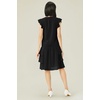 image:imageBABEYOND Chiffon Dress for Women  1950s Style Party Dress with Ruffted Sleeves for WomenBlack