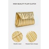 image:imageBABEYOND Clutch Purses for Women  Evening Bag Pleated Flap Clutch for Formal Party Cocktail Prom Wedding HandbagsGold3