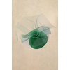 image:imageBABEYOND Fascinators Hats for Women  Tea Party Hat Kentucky Fascinator Derby Flower Mesh Veil Pillbox Hat for Bridal WeddingDark Green