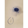 image:imageBABEYOND Fascinators Hats for Women  Tea Party Hat Kentucky Fascinator Derby Flower Mesh Veil Pillbox Hat for Bridal WeddingNavy Blue