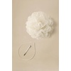 image:imageBABEYOND Fascinators Hats for Women  Tea Party Kentucky Fascinator Hat Lightweight Mesh Peony Flower Headband with Hair ClipWhite