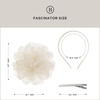 image:imageBABEYOND Fascinators Hats for Women  Tea Party Kentucky Fascinator Hat Lightweight Mesh Peony Flower Headband with Hair ClipWhite