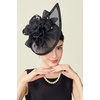 image:imageBABEYOND Fascinators Hats for Women  Tea Party Kentucky Headwear Derby Flower Church Hat Headband for Cocktail WeddingBlack