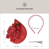 image:imageBABEYOND Fascinators Hats for Women  Tea Party Kentucky Headwear Derby Flower Church Hat Headband for Cocktail WeddingRed