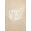 image:imageBABEYOND Mesh Veil Headband for Women  Tea Party 1920s Fascinator Face Veil Headpiece for Bridal WeddingWhite