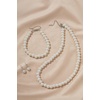 image:imageBABEYOND Pearl Necklace Earring Set  Faux Pearl Necklace for Women Costume Jewelry Bracelet Set for Bridesset3