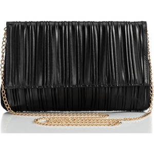 image:imageBABEYOND Clutch Purses for Women  Evening Bag Pleated Flap Clutch for Formal Party Cocktail Prom Wedding HandbagsBlack