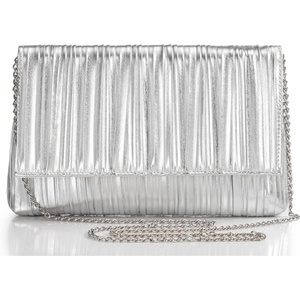 image:imageBABEYOND Clutch Purses for Women  Evening Bag Pleated Flap Clutch for Formal Party Cocktail Prom Wedding HandbagsSilver