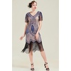 image:imageBABEYOND 1920s Art Deco Fringed Sequin Dress Roaring 20s Flapper Fancy DressBeige Blue
