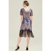 image:imageBABEYOND 1920s Art Deco Fringed Sequin Dress Roaring 20s Flapper Fancy DressBeige Blue