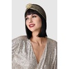 image:imageBABEYOND Womens Turban Hat with Crystal Vintage Head Wrap Knit Pleated Turban GoldDark Gold