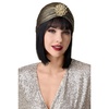 image:imageBABEYOND Womens Turban Hat with Crystal Vintage Head Wrap Knit Pleated Turban GoldDark Gold