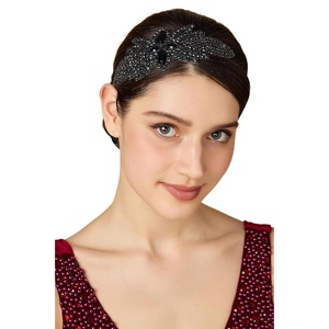 image:imageBABEYOND Flapper Headpiece for Women  Flapper Headband 1920s Gatsby Headpiece Vintage Accessories for WomenBlack