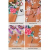image:imageBABEYOND Womens Kimono Robe Long Satin Robes with Peacock and Blossoms Printed Kimono NightgownCaramel